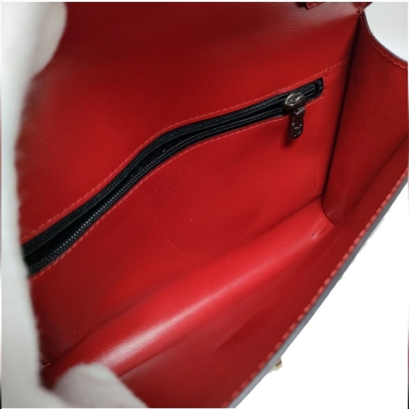 Authentic Louis Vuitton Crossbody Bag Arche Red Epi - Picture 8 of 15